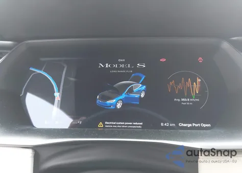 2021 Tesla Model S Long Range Dual Motor All-Wheel Drive/Long Range Plus Dual Motor All-Wheel Drive из США, поврежденный, VIN 5YJSA1E27MF424529